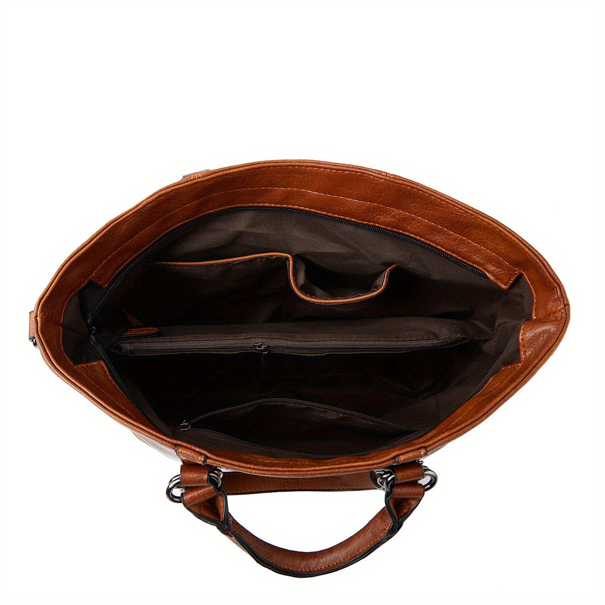 Bolsa Grande de Couro Atenas [Compre 1 Leve 2]